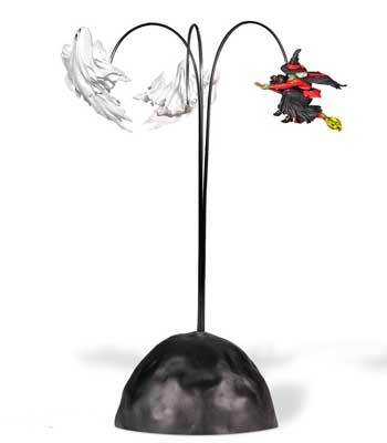 Up, Up, & Away Witch with Ghosts