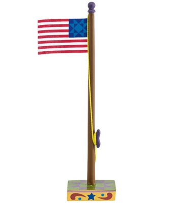 D56/Jim Shore - Heartwood Flag