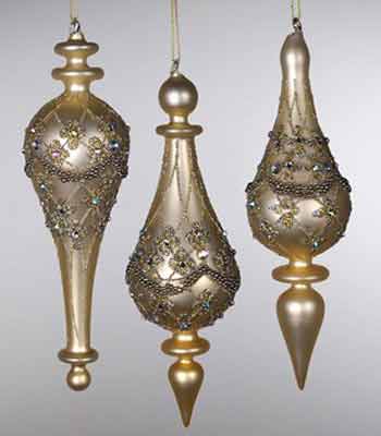 Gilded Glass Finial