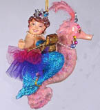 Kissing Seahorse Ornament