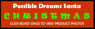 Possible Dreams Santa Christmas Header